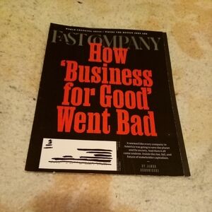 Fast Company Magazine How 'Business for Good' Went Bad Summer 2025